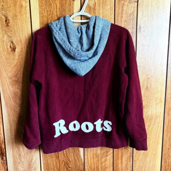 Roots Burgundy Women’s Hoodie – Size Small - Picture 3 of 3